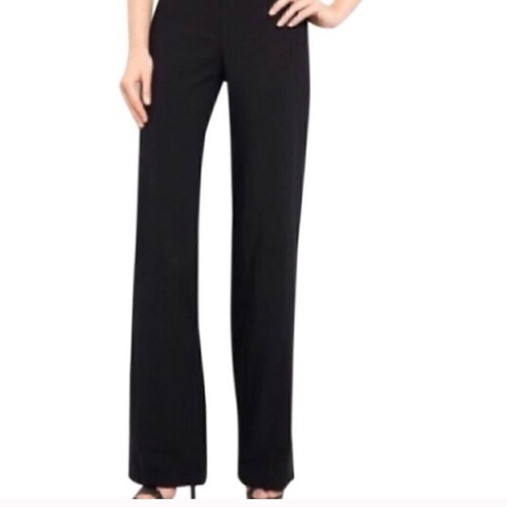 Armani Collezioni Black Silk Blend Pants